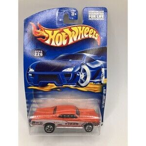 Hot Wheels ‘67 Pontiac GTO 2000 Collector #226 Orange Tiger Racing